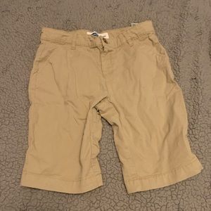 Old navy khaki Bermuda shorts size girls 16